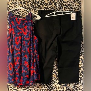 A 2 piece set . For a casual outing.